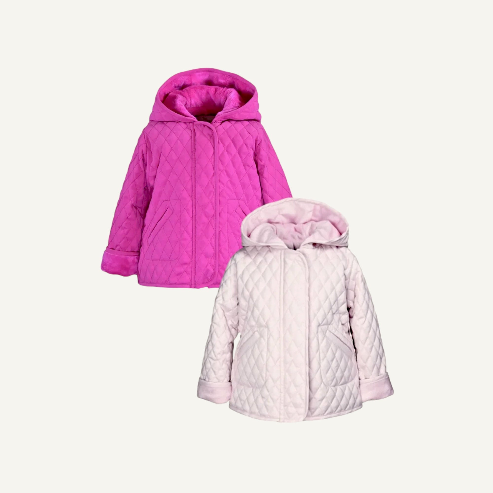 American Widgeon Girls Hooded Quilted Barn Jacket Coat